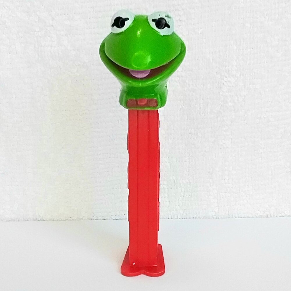 4/$20 NM/M The Muppets Kermit the Frog on Red PEZ Dispenser!!